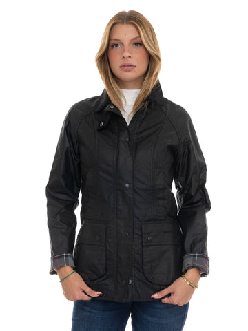 Barbour Women's Beadnel Wax Jkt Jacket Black