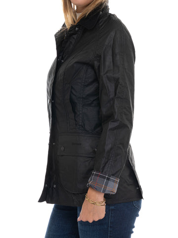 Barbour Women's Beadnel Wax Jkt Jacket Black