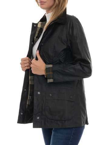 Barbour Women's Beadnel Wax Jkt Jacket Green