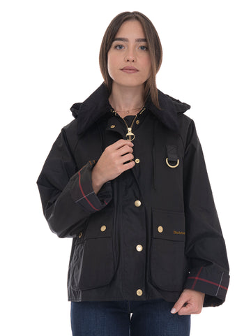 Giubbotti Nero Barbour Donna