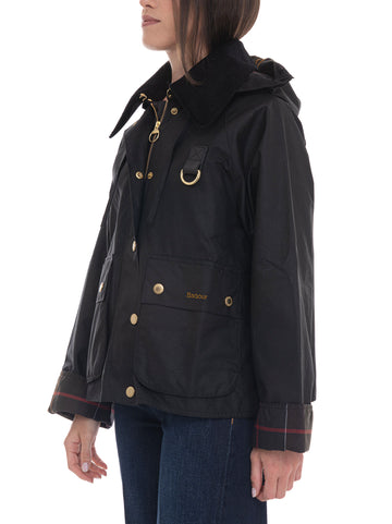 Giubbotti Nero Barbour Donna