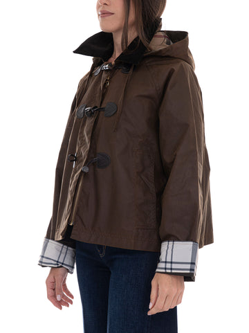 Giubbotti Marroncino Barbour Donna