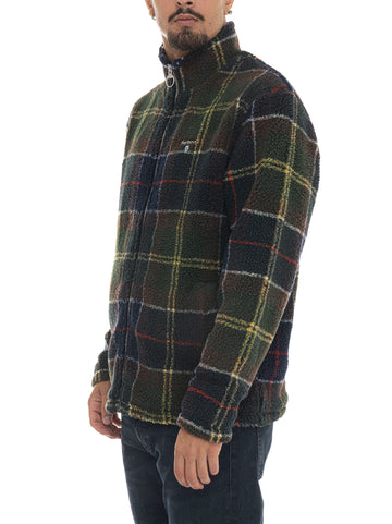 Felpa Verde Barbour Uomo