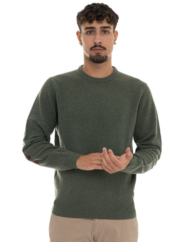Barbour Men's Green Crew Neck Pullover