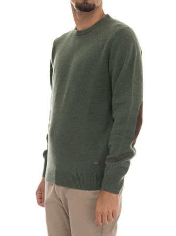 Barbour Men's Green Crew Neck Pullover