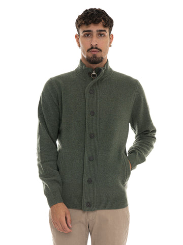 Cappotto in lana Verde Barbour Uomo