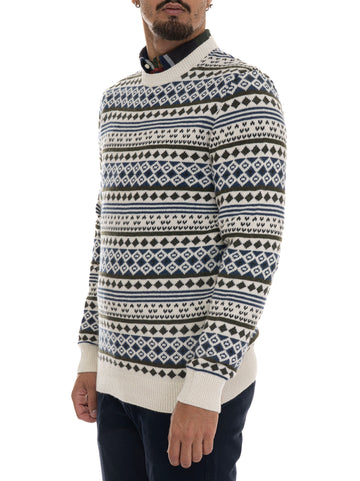 Maglie Beige-verde Barbour Uomo