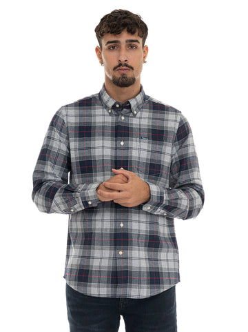 Camicia casual Grigio-blu Barbour Uomo