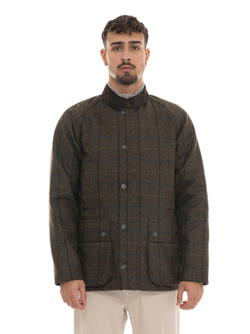 Barbour Men's Bedale Check Wool Jkt Green