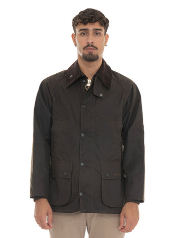 Giubbino corto Bedale Verde Barbour Uomo