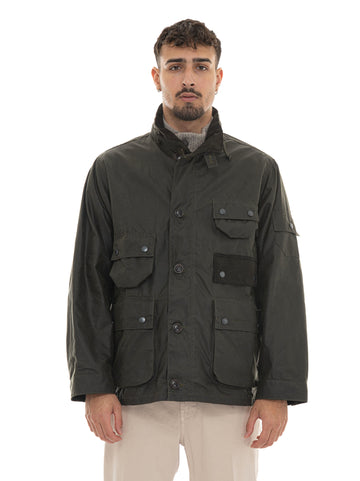 Barbour Men's Editor Wax Jkt Jacket Green