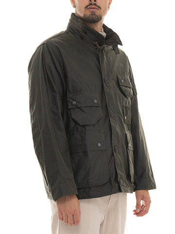 Barbour Men's Editor Wax Jkt Jacket Green
