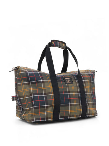 Borsone in tessuto Verde Barbour Uomo