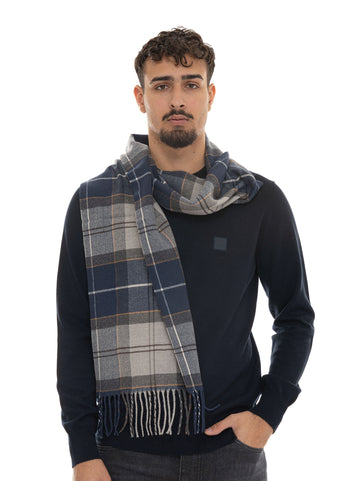 Barbour Men's Blue Scarf