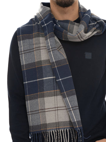 Barbour Men's Blue Scarf