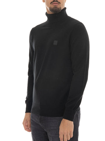 BOSS Men's AKIRO-S Turtleneck Sweater Black