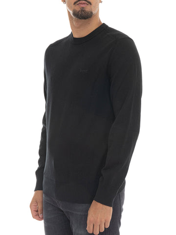 Maglia girocollo  ASAC-C Nero BOSS Uomo