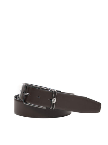 Cintura Nero-marrone BOSS Uomo