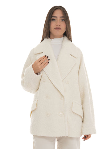 BOSS Women's C-CABANI White Jacket