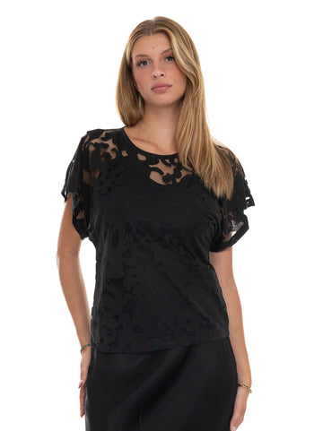 BOSS Women's C-ebasic Soft T-Shirt Black