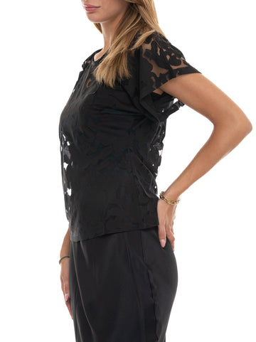 BOSS Women's C-ebasic Soft T-Shirt Black