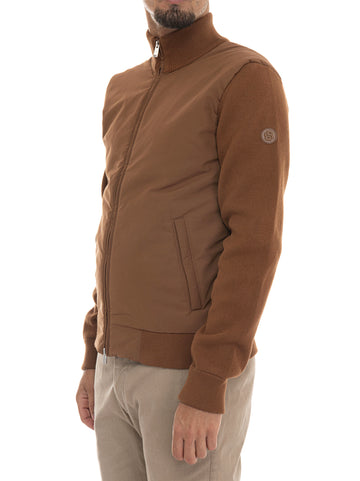 BOSS Men's C-IBAIO Bomber Jacket in Brown