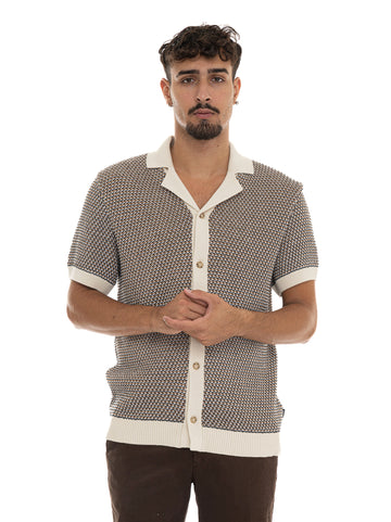 BOSS Men's C-ICONIC Cream Short Sleeve Polo Shirt