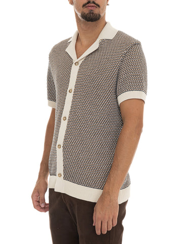 BOSS Men's C-ICONIC Cream Short Sleeve Polo Shirt