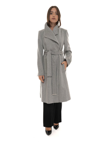 BOSS Women's CALEGAN Wool Coat Grey