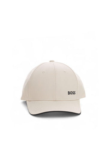 Cappello con visiera CAP-BOLD Panna BOSS Uomo