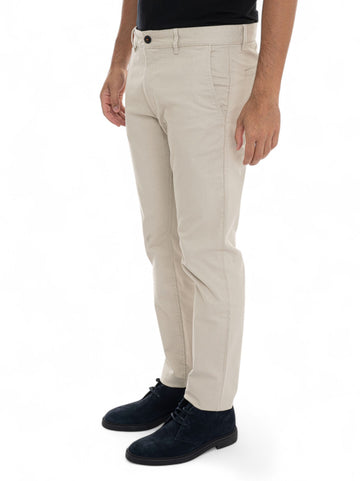 Pantalone in cotone CHINO-SLIM Beige BOSS Uomo