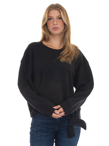 BOSS Women's Essega Oversized Sweatshirt Black