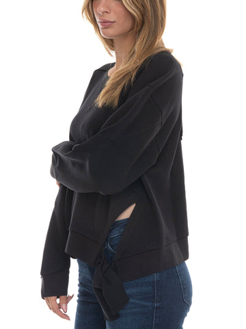 BOSS Women's Essega Oversized Sweatshirt Black