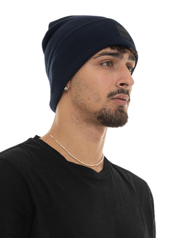 Cappello a coste FANTASTICO-R-HAT Blu BOSS Uomo