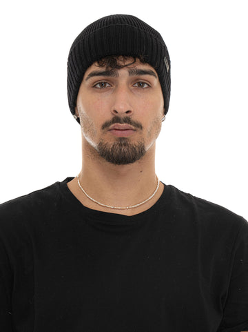 Cappello a coste FATI Nero BOSS Uomo