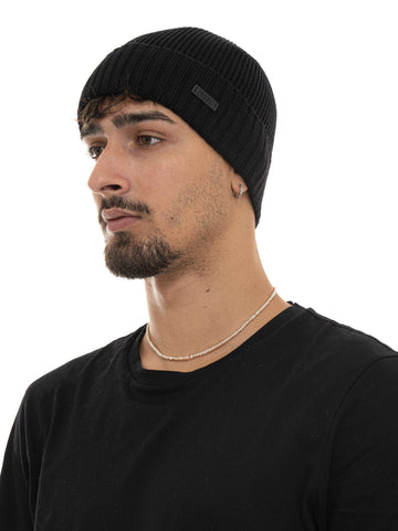 Cappello a coste FATI Nero BOSS Uomo