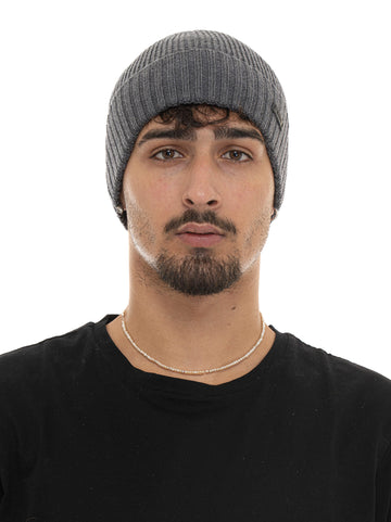 Cappello a coste FATI Grigio medio BOSS Uomo