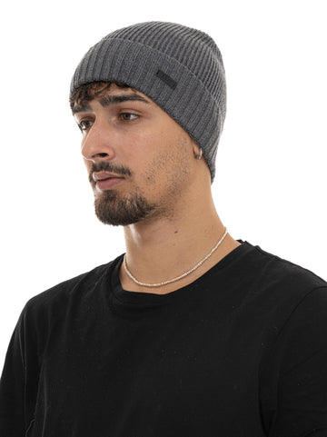 Cappello a coste FATI Grigio medio BOSS Uomo