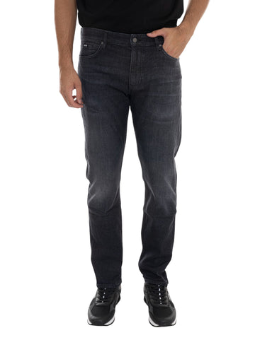 Jeans H-DELAWARE Denim nero BOSS Uomo
