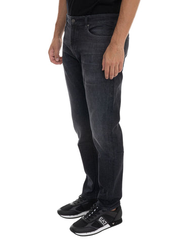 Jeans H-DELAWARE Denim nero BOSS Uomo