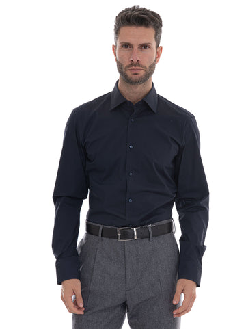 BOSS Men's Dark Blue Shirt