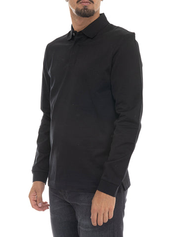 Polo manica corta H-PADO Nero BOSS Uomo