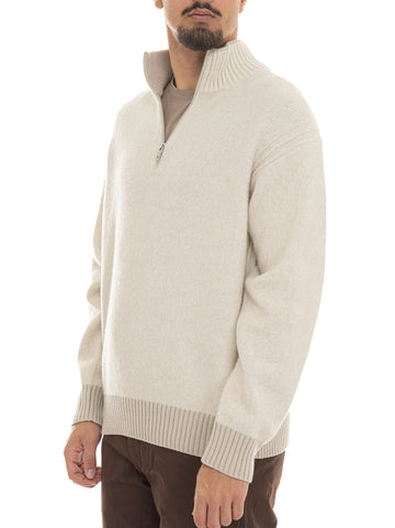 BOSS Men's KOBEAR Beige Half-Zip Pullover