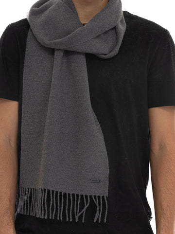 BOSS Men's NASTER Scarf Medium Grey
