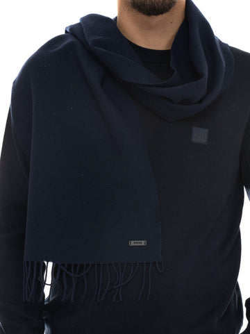 BOSS Men's NASTER Blue Scarf