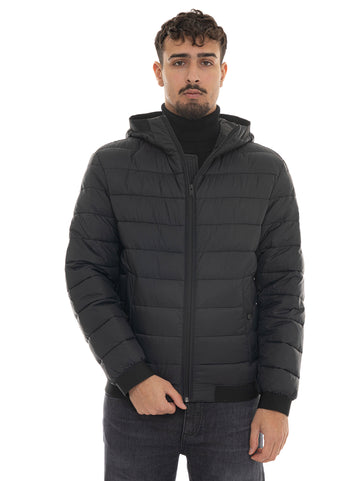 BOSS Men's ODENIS Black Bomber Jacket