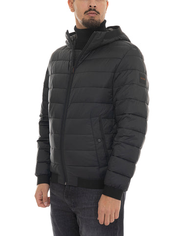 BOSS Men's ODENIS Black Bomber Jacket