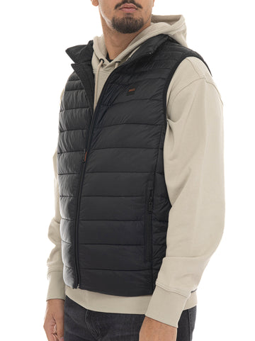 BOSS Men's ODENO2 Quilted Vest Black