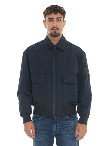 Giubbino bomber  OKING Blu BOSS Uomo