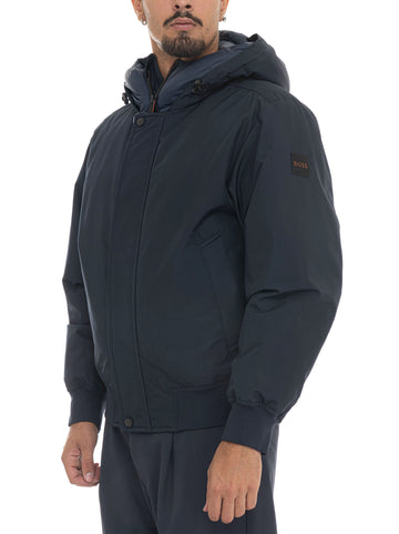 Giubbino bomber OSIS1 Blu BOSS Uomo